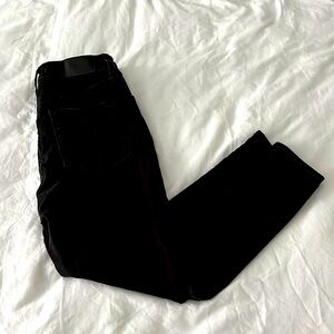 Madewell Curvy High Rise Skinny Jeans (black), Petite